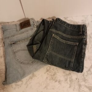 Mens Denim Jeans Set - Light and Dark Blue
